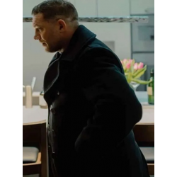 Harry Da Souza MobLand Black Wool Coat